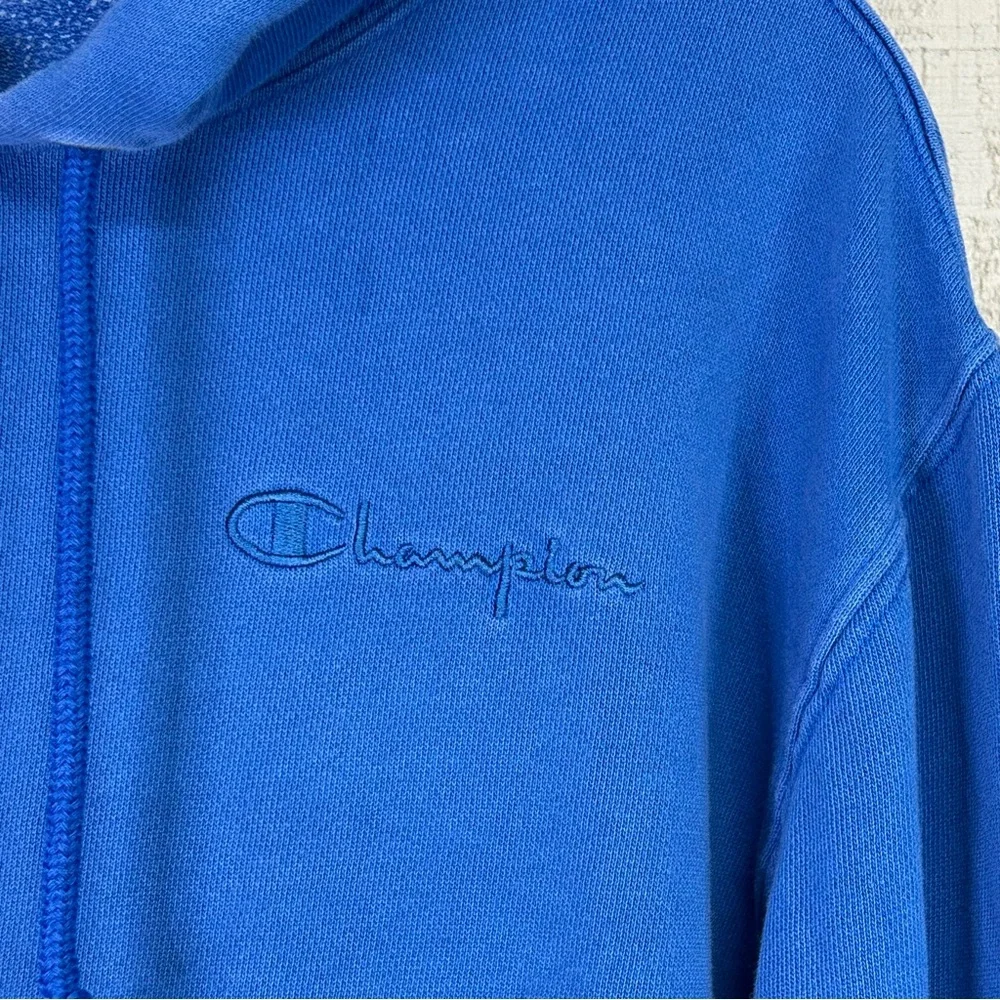 Champion Hoodie Sweatshirt Size S‎ Pull Over Embroidered Logos Pockets Casual